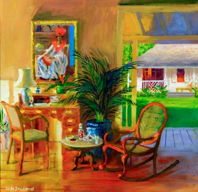 Red Fan by William Ireland